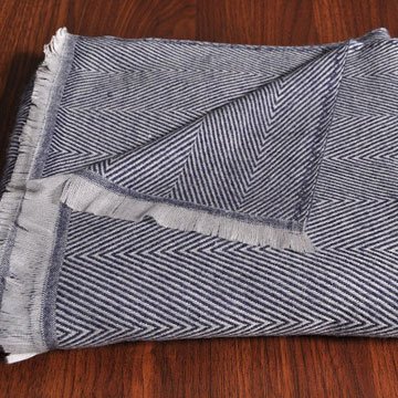 Blended Acrylic Poly Cotton Fisherman Blanket