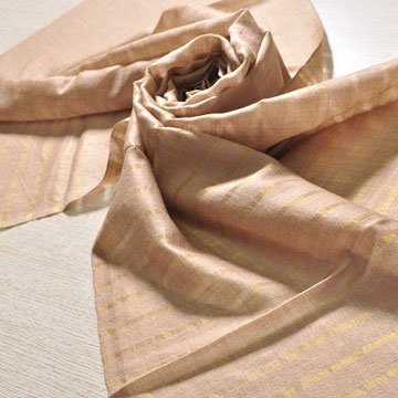 Fine Wool Zari Stripe Shawl